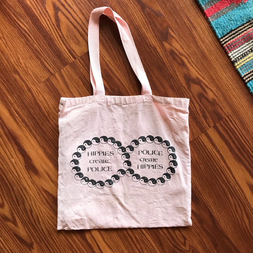Ram Dass Pink Cotton Tote